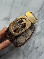 Vintage Gucci Reversible Monogram Belt