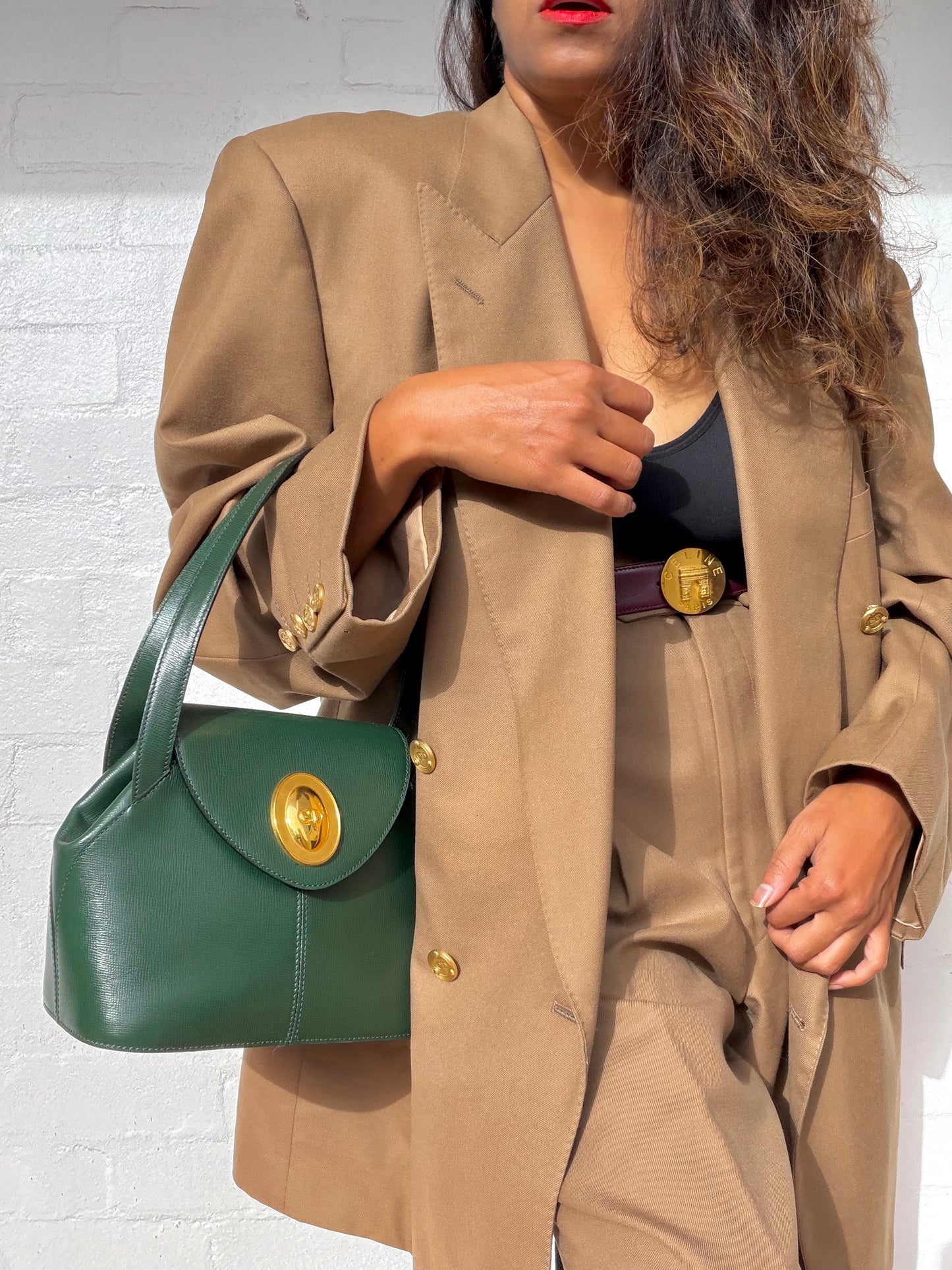 Vintage Christian Dior Bag - Green