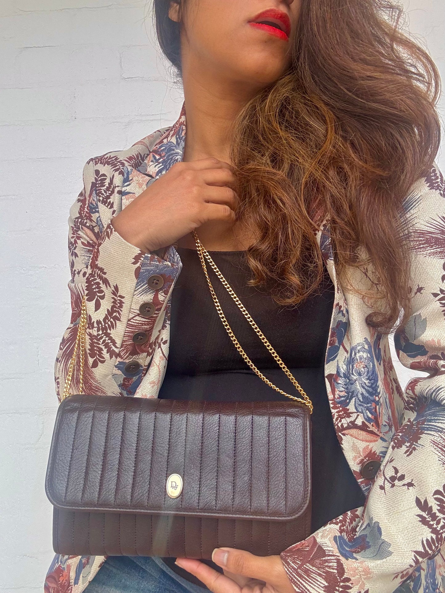 Super Rare Christian Dior Chain Shoulder Bag