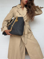 Lady Dior Bag Black Cannage - Large