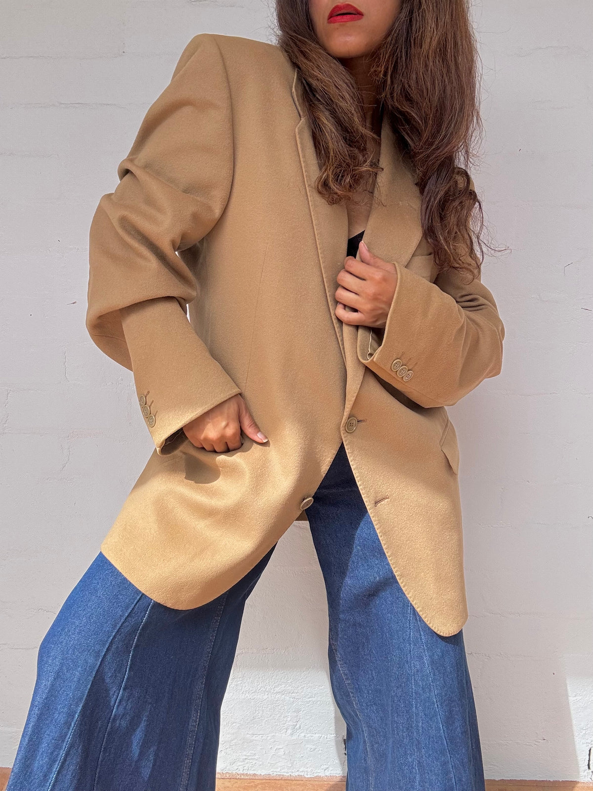 Vintage Pure Cashmere Blazer