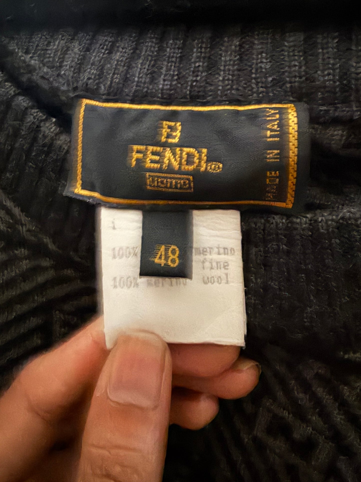 Fendi Zucca Merino Wool Jumper
