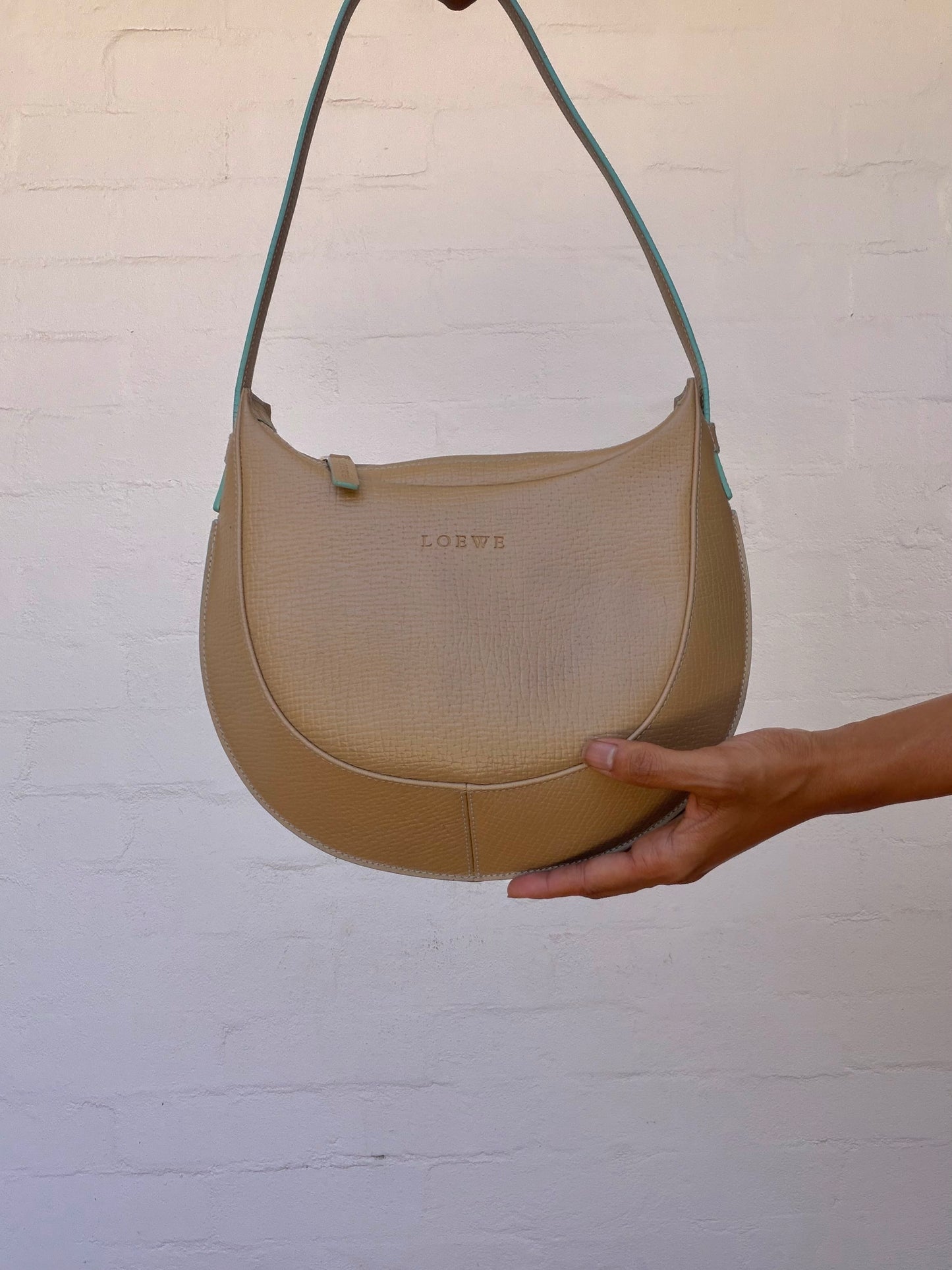 Vintage Loewe Half Moon Shoulder Bag