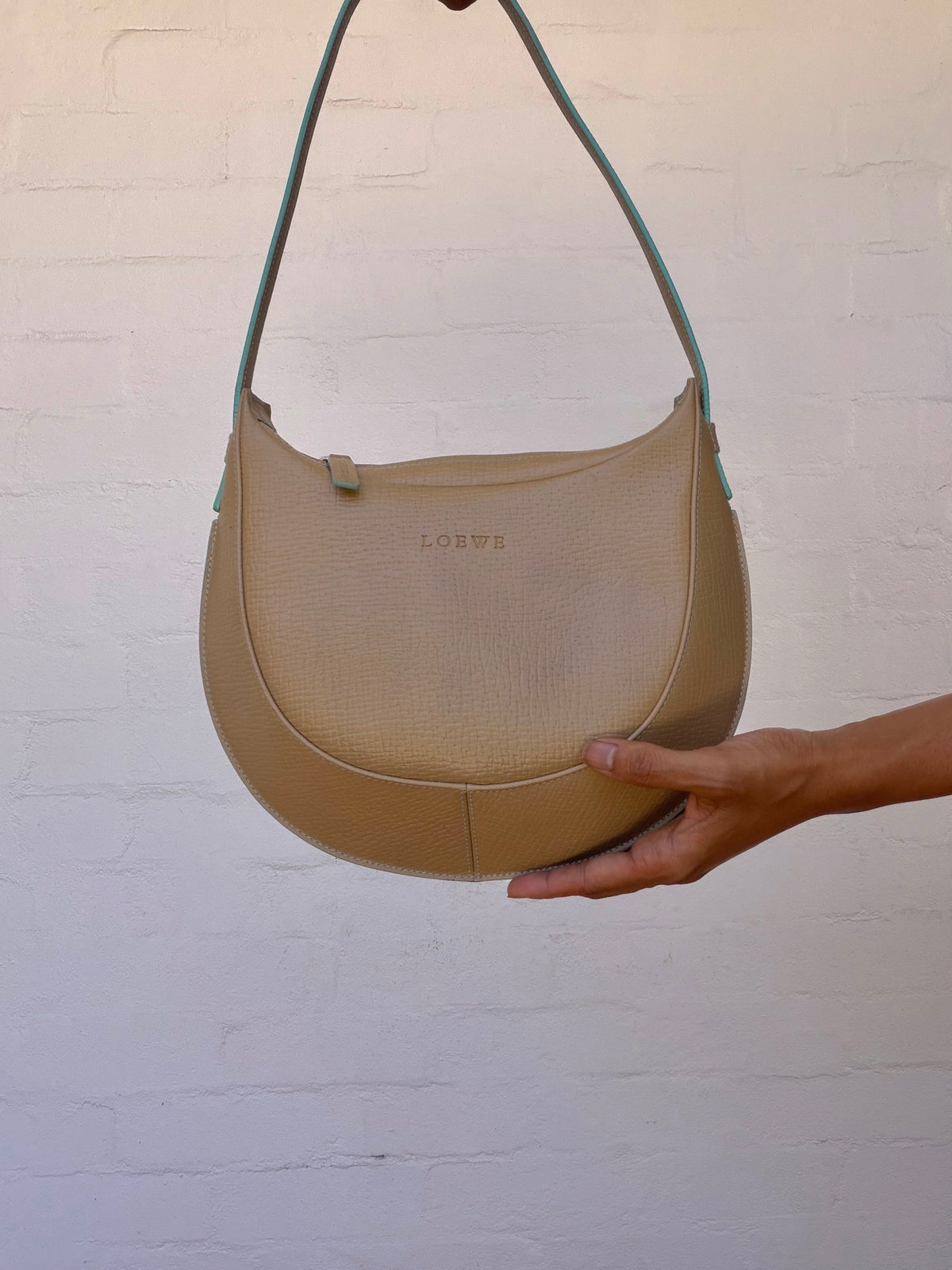 Vintage Loewe Half Moon Shoulder Bag