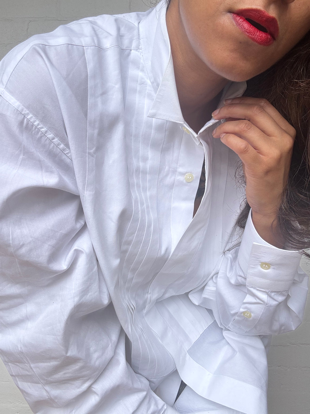 YSL White Cotton Shirt