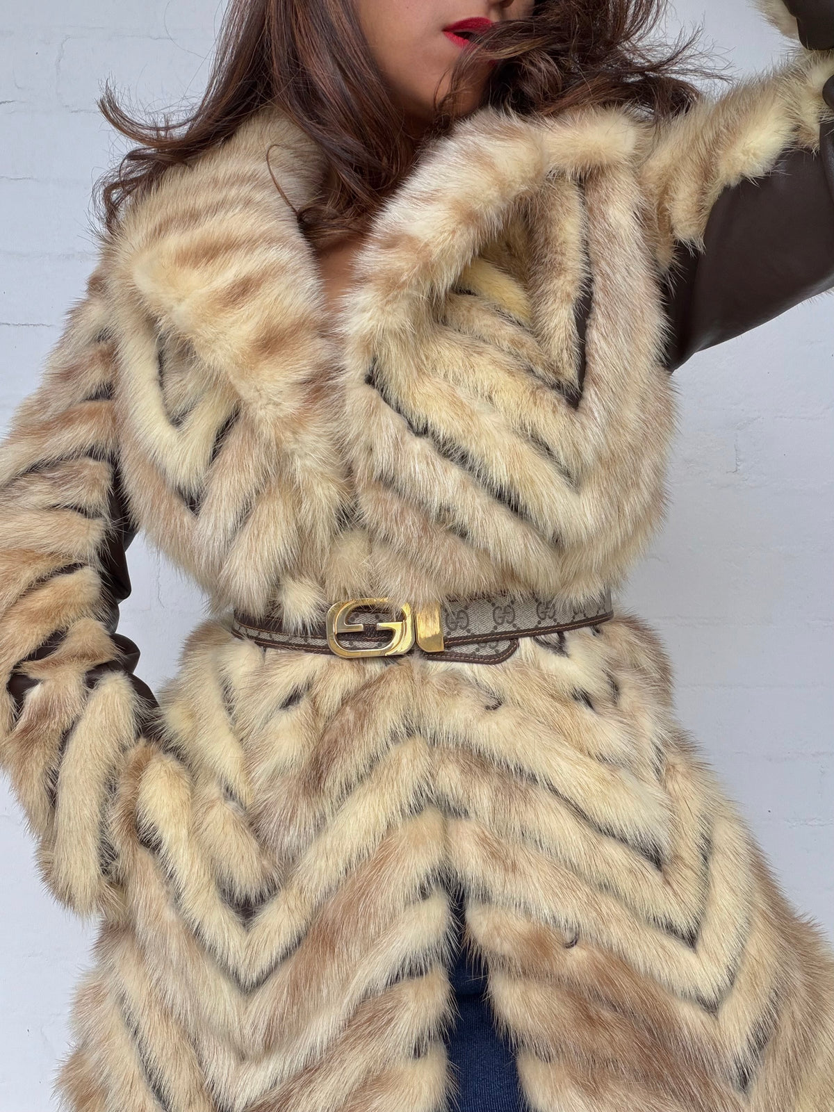 Vintage Gucci Reversible Monogram Belt