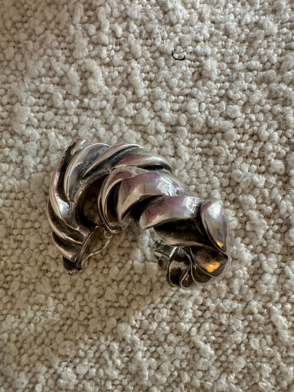 Vintage Braided Hoop Earrings