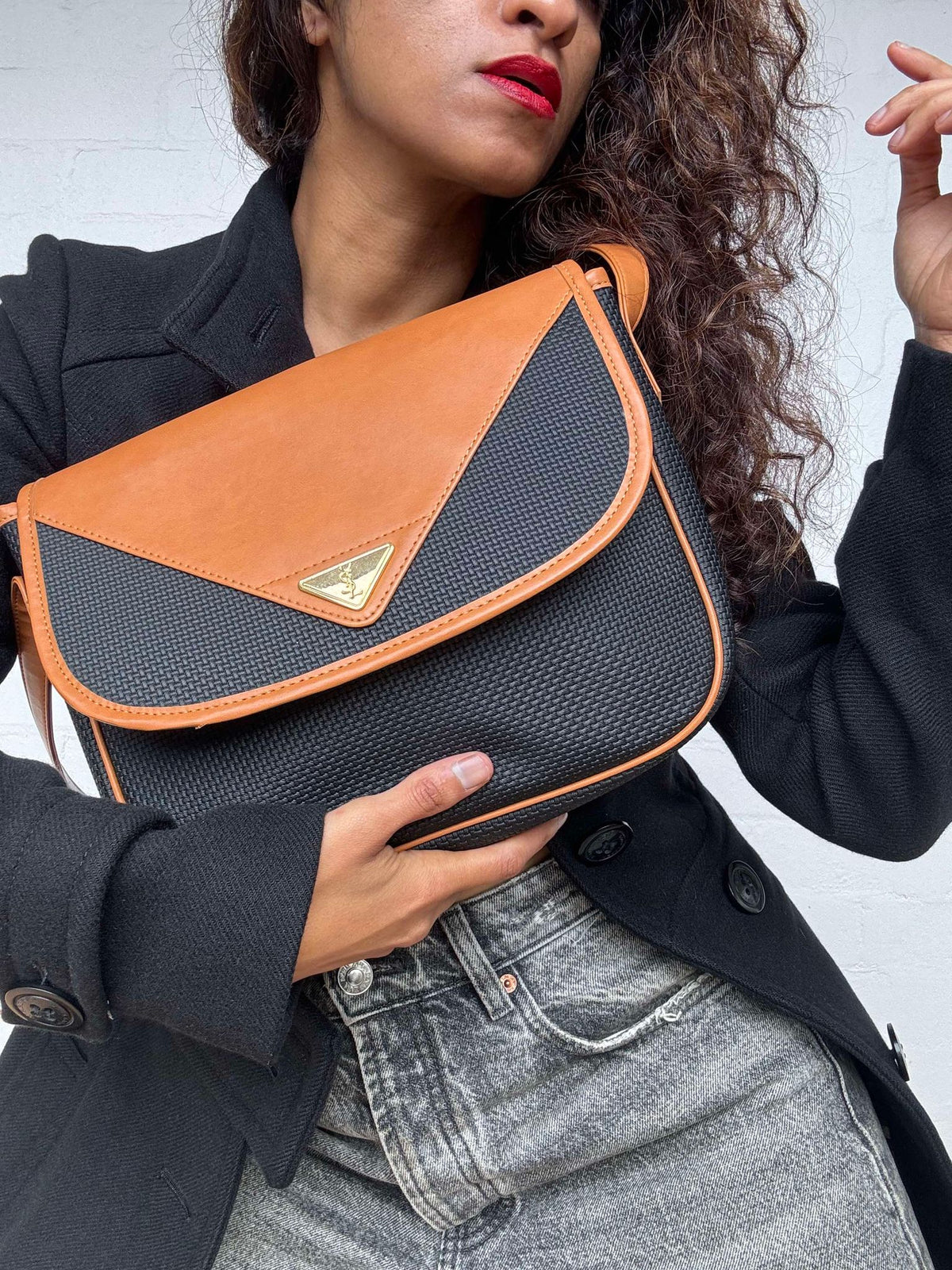 Authentic Vintage YSL Crossbody Bag
