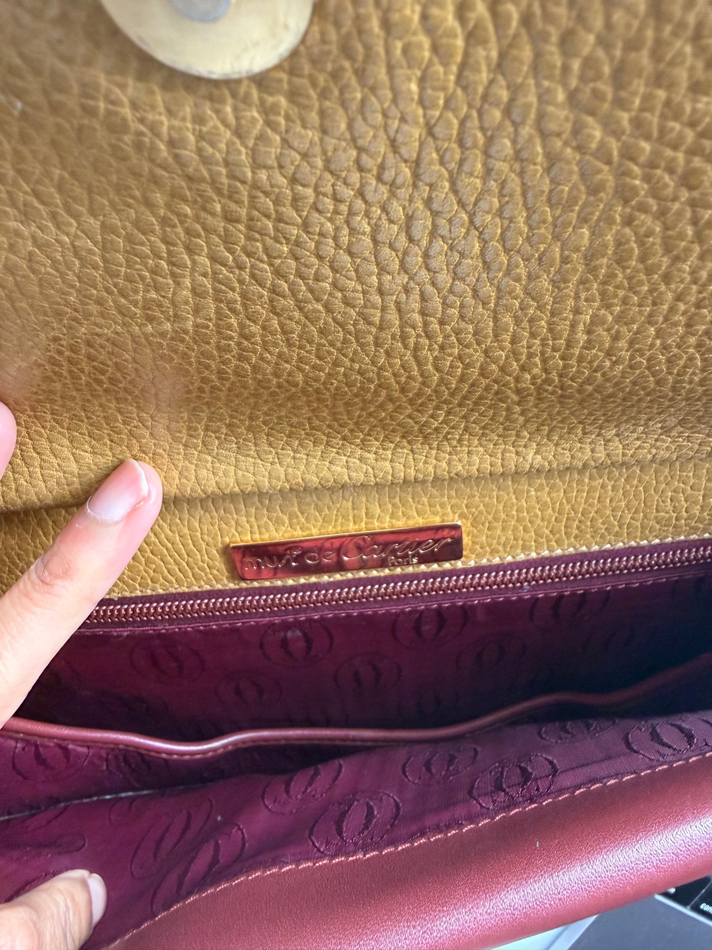 Vintage Cartier Must de Cartier Bag