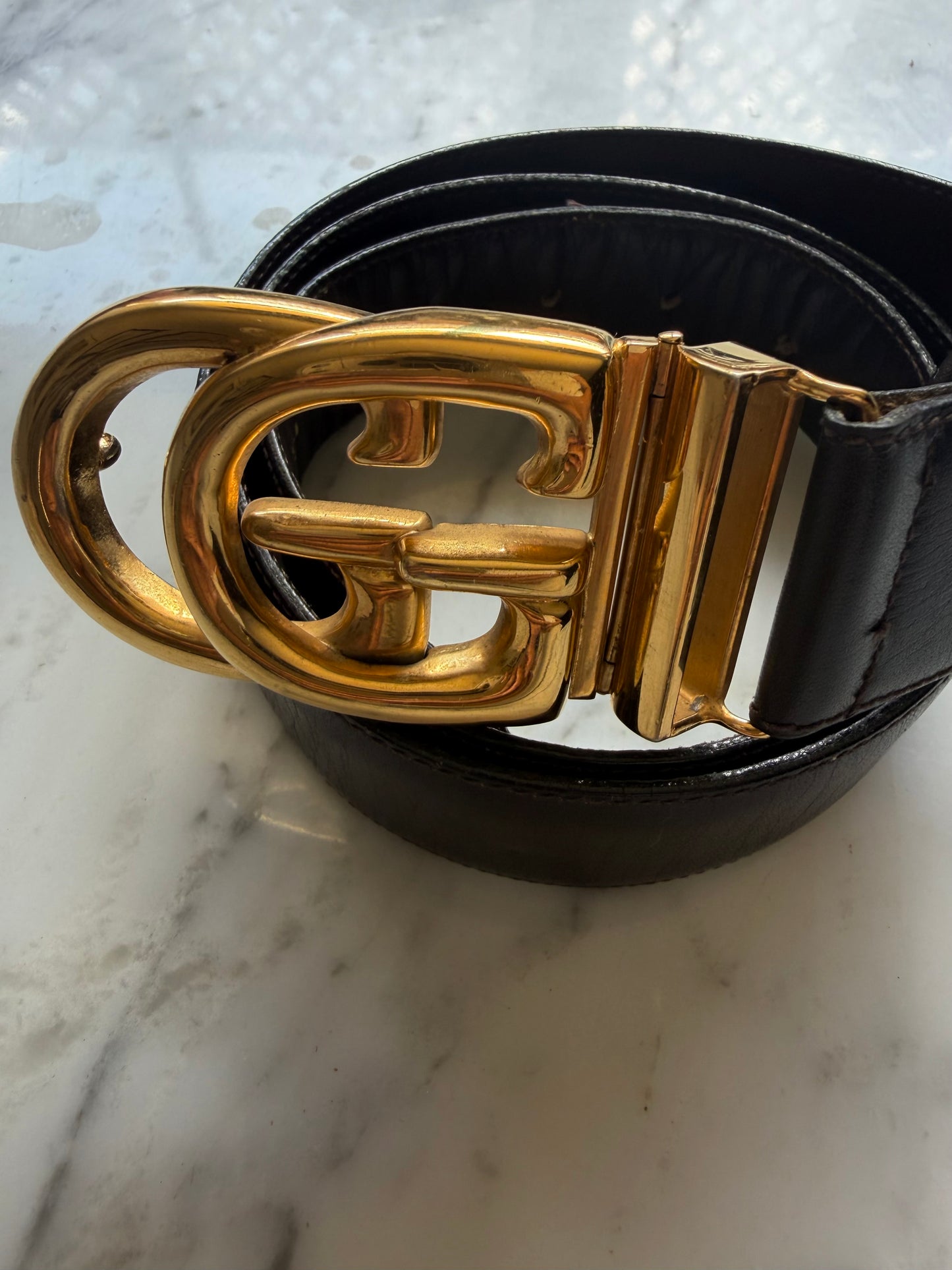 Vintage Gucci Belt - Dark Brown