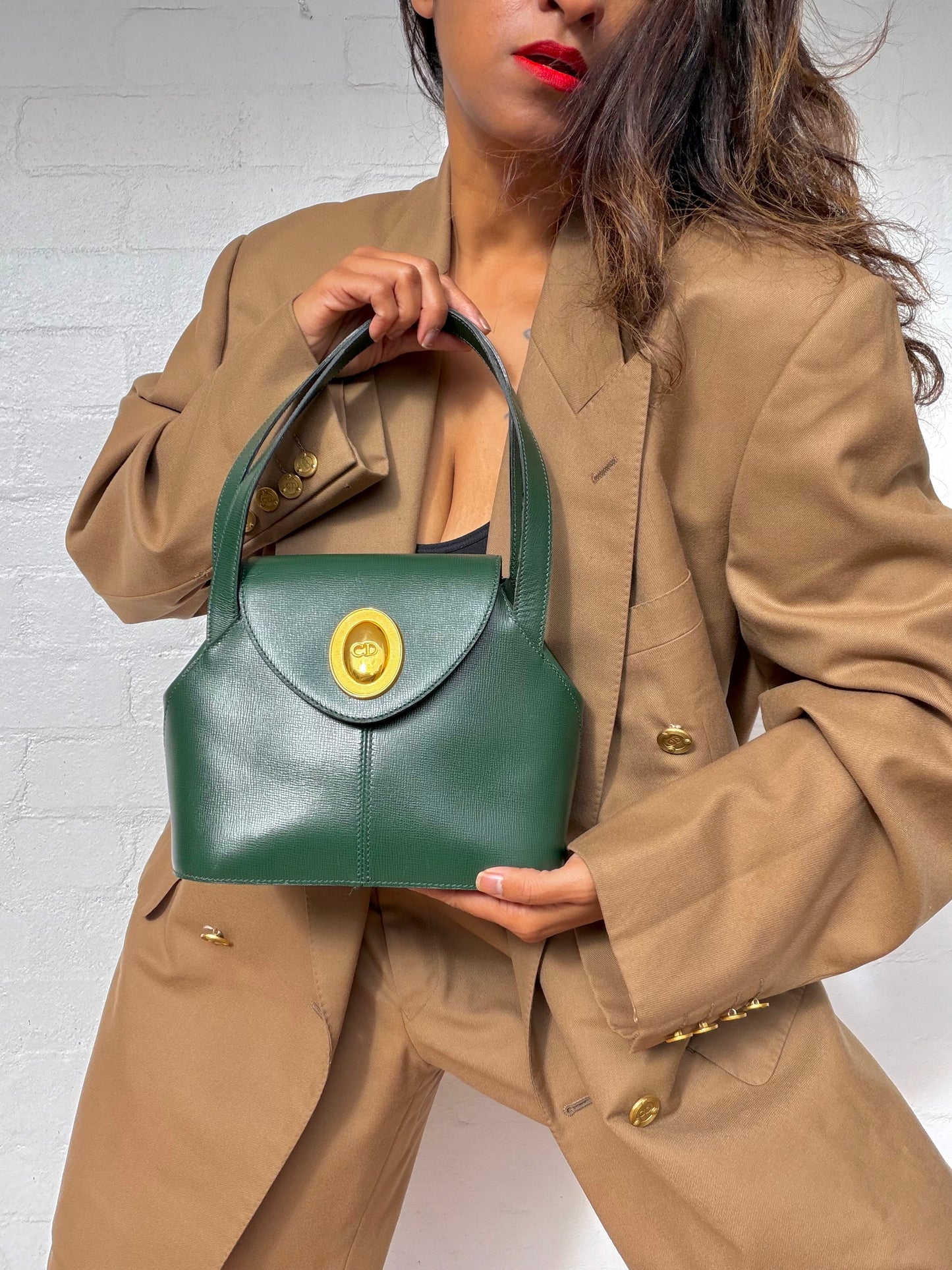 Vintage Christian Dior Bag - Green