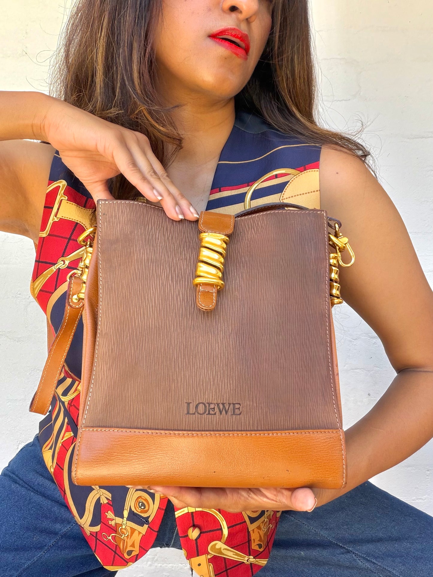 Vintage LOEWE Velazquez Shoulder Bag