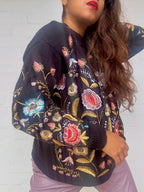 Floral Embroidered Jumper
