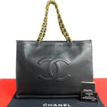 Chanel Lambskin Tote Bag - Classic Black