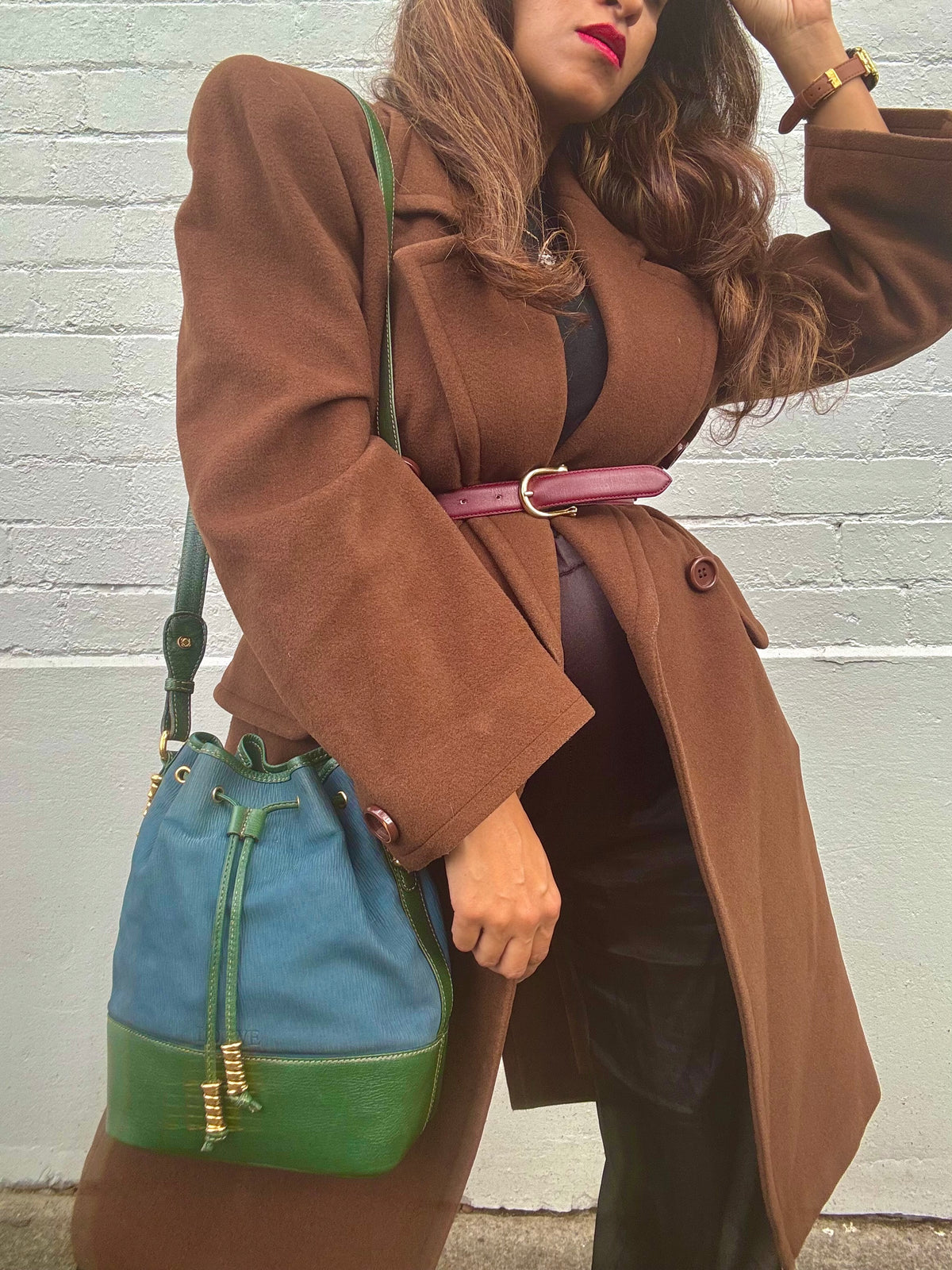 Rare Vintage Loewe Velazquez Bucket Bag