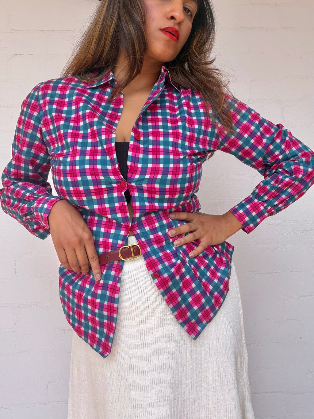 Christian Dior Pret A Porter Check Shirt