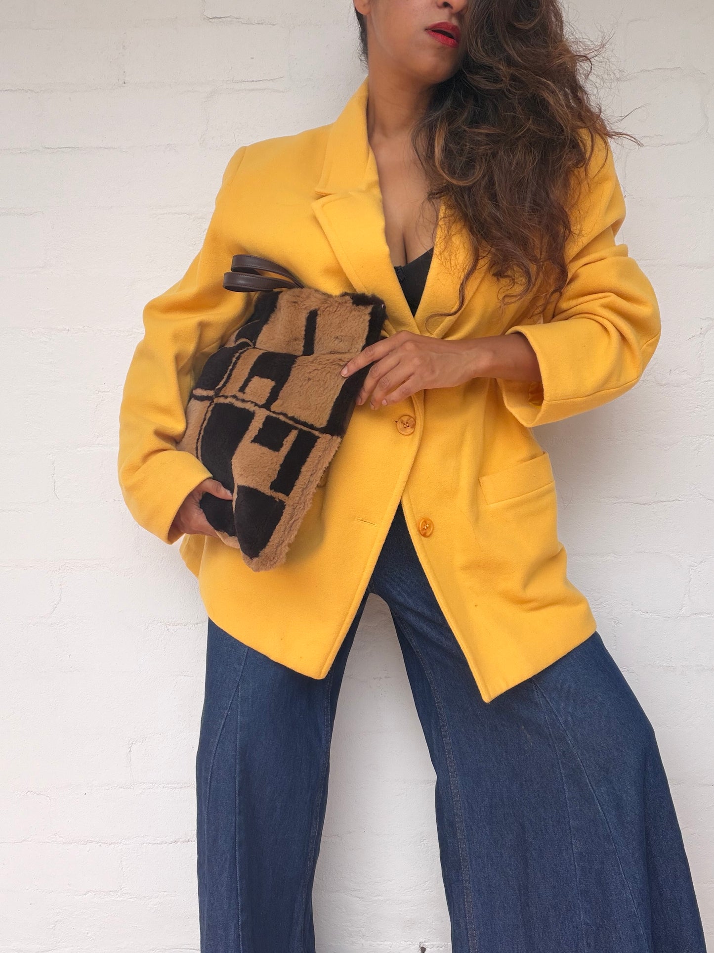 Rare Loewe Rare Shearling Bag