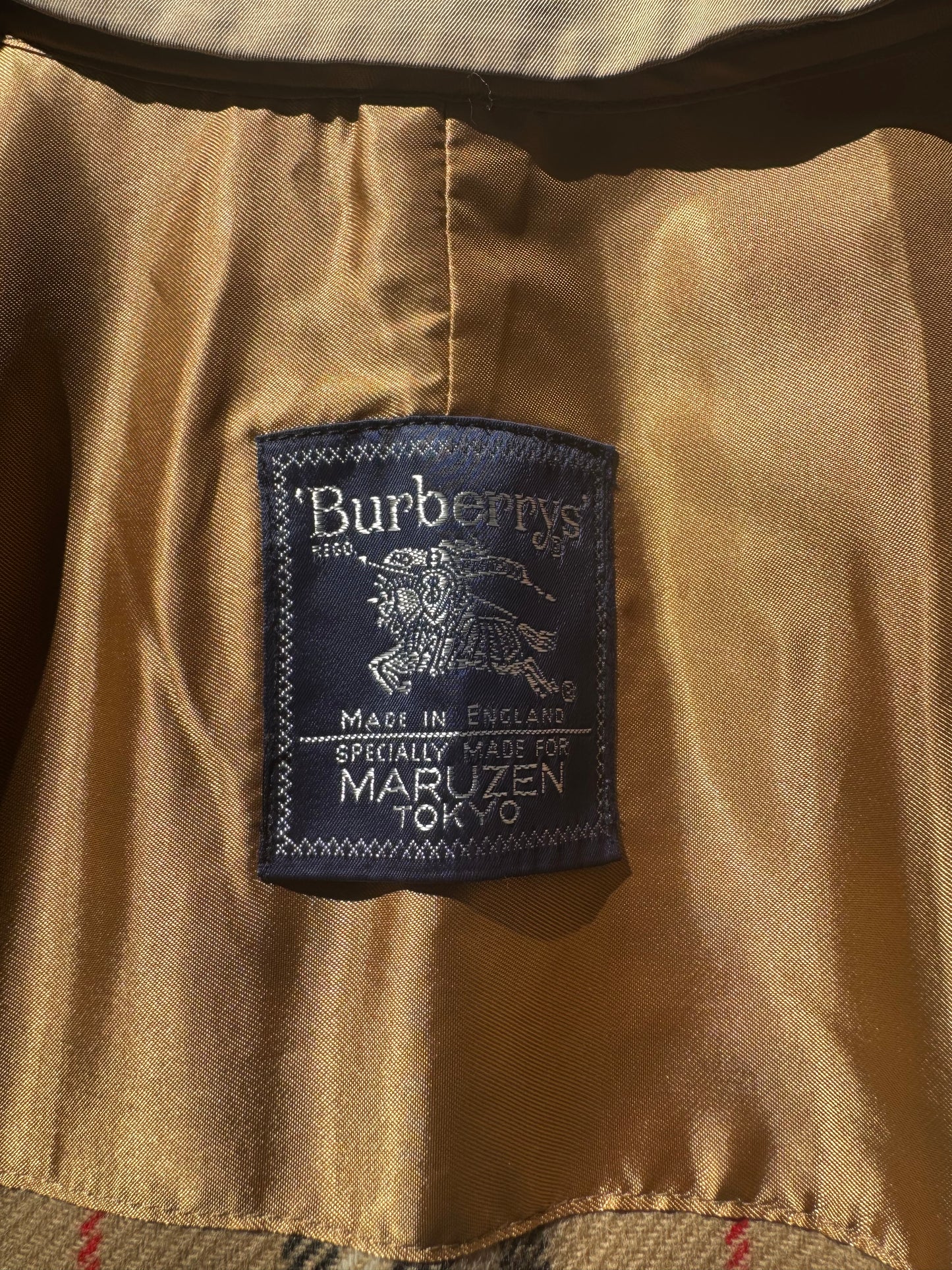 Burberry Balmacaan Trench Coat With Detachable Wool Lining - Beige
