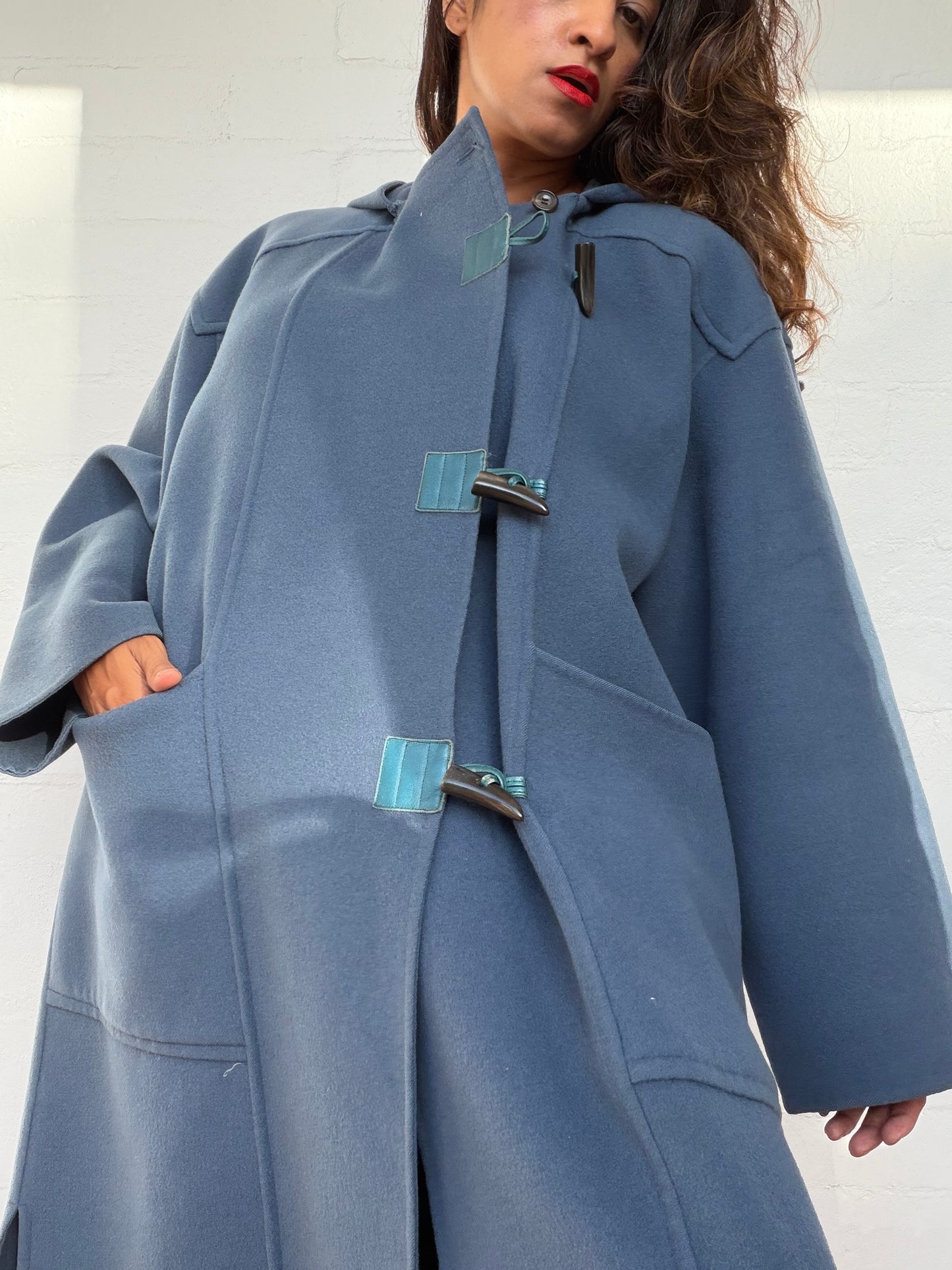 Burberry Duffle Coat - Airforce Blue