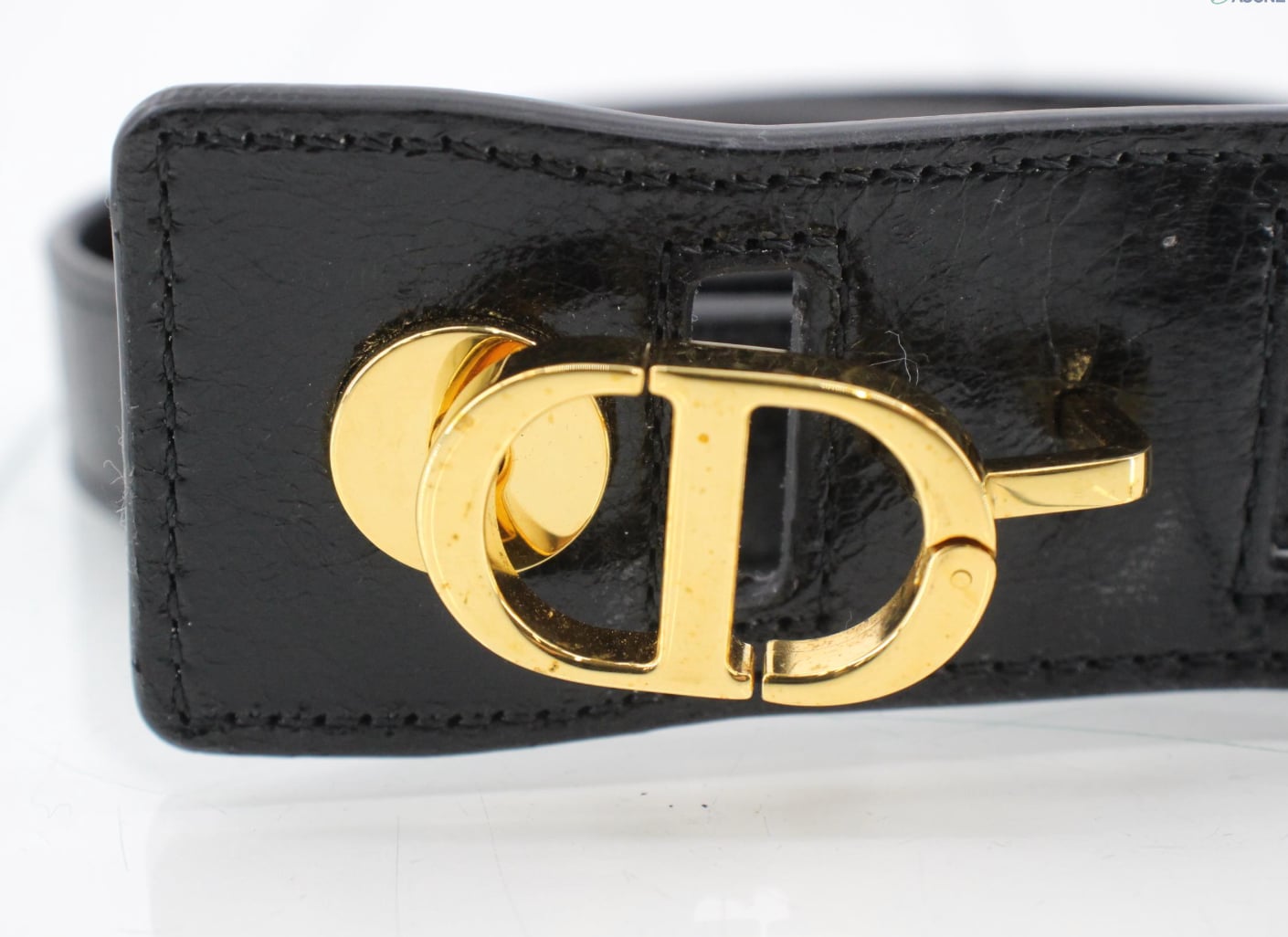 Rare Vintage Christian Dior Leather Belt