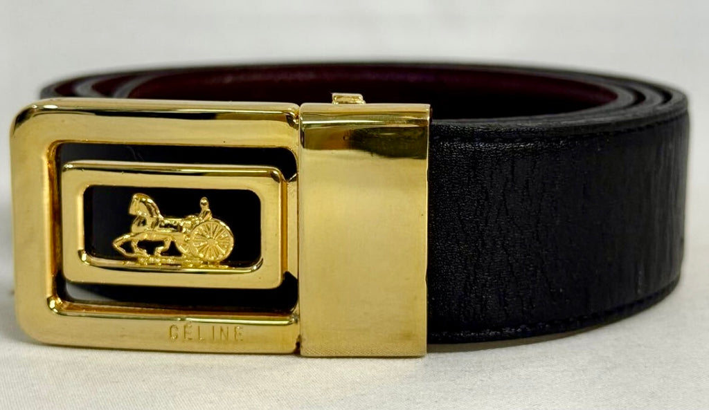 Vintage CELINE Carriage Studded Belt