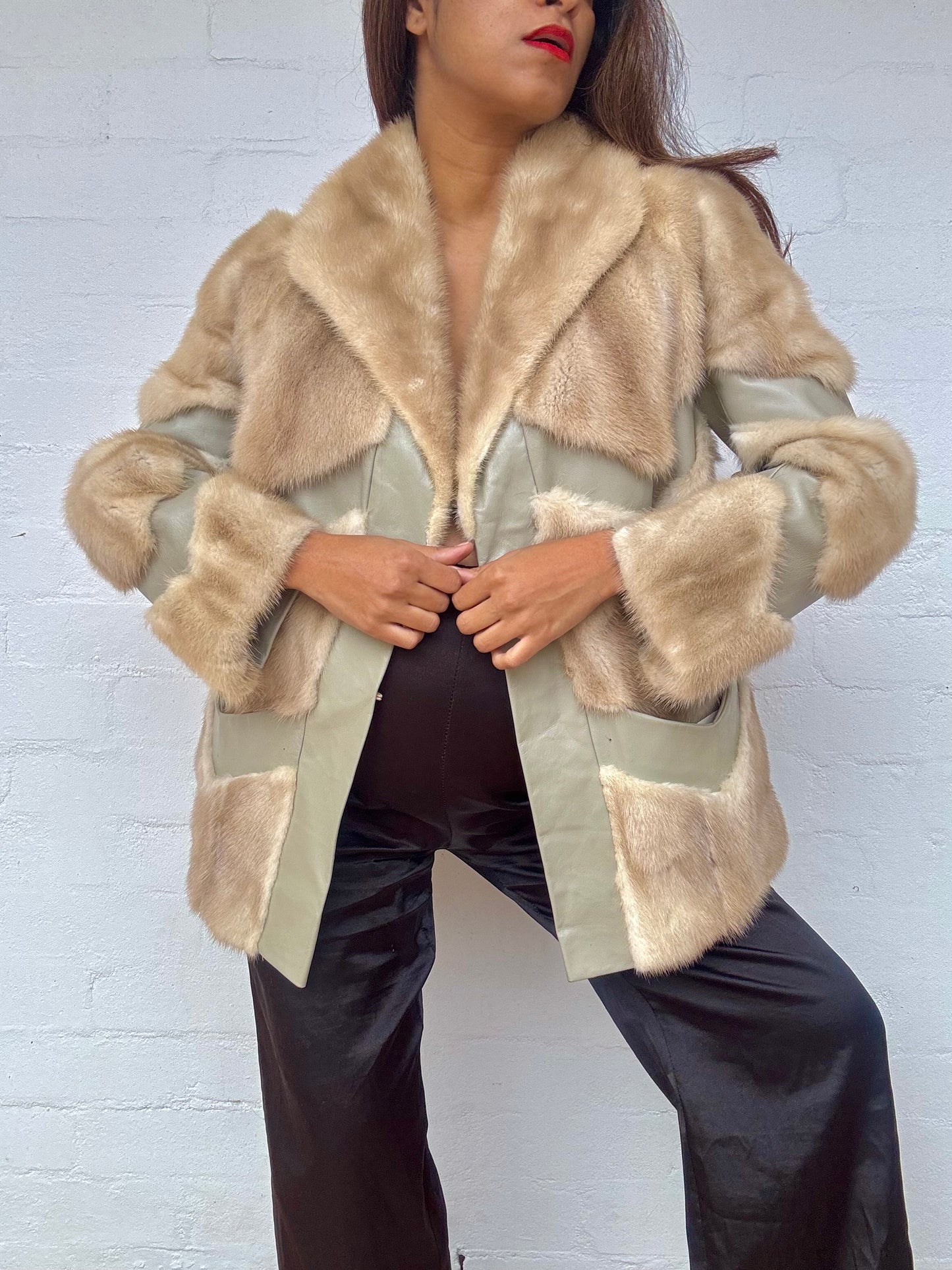 Vintage 1970s Fur Coat