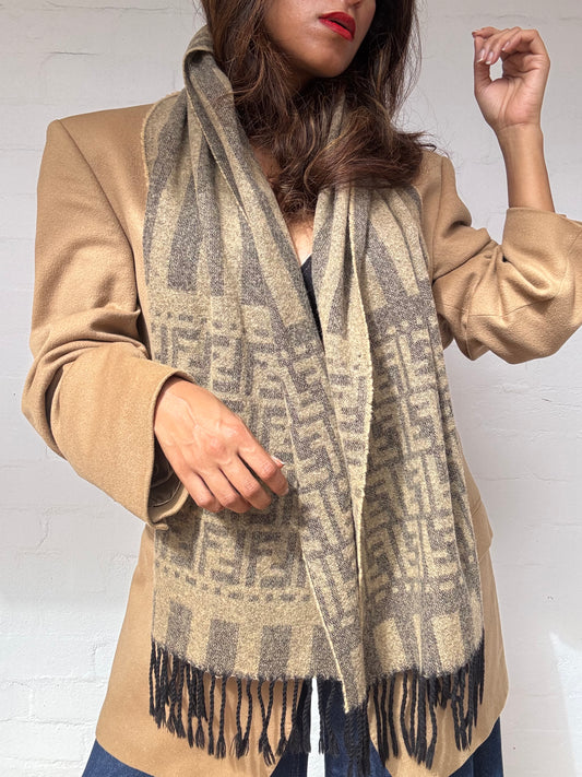 Vintage Fendi Wool Scarf