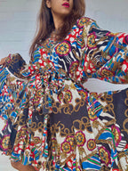RHODE Caroline Chain Print Mini Dress