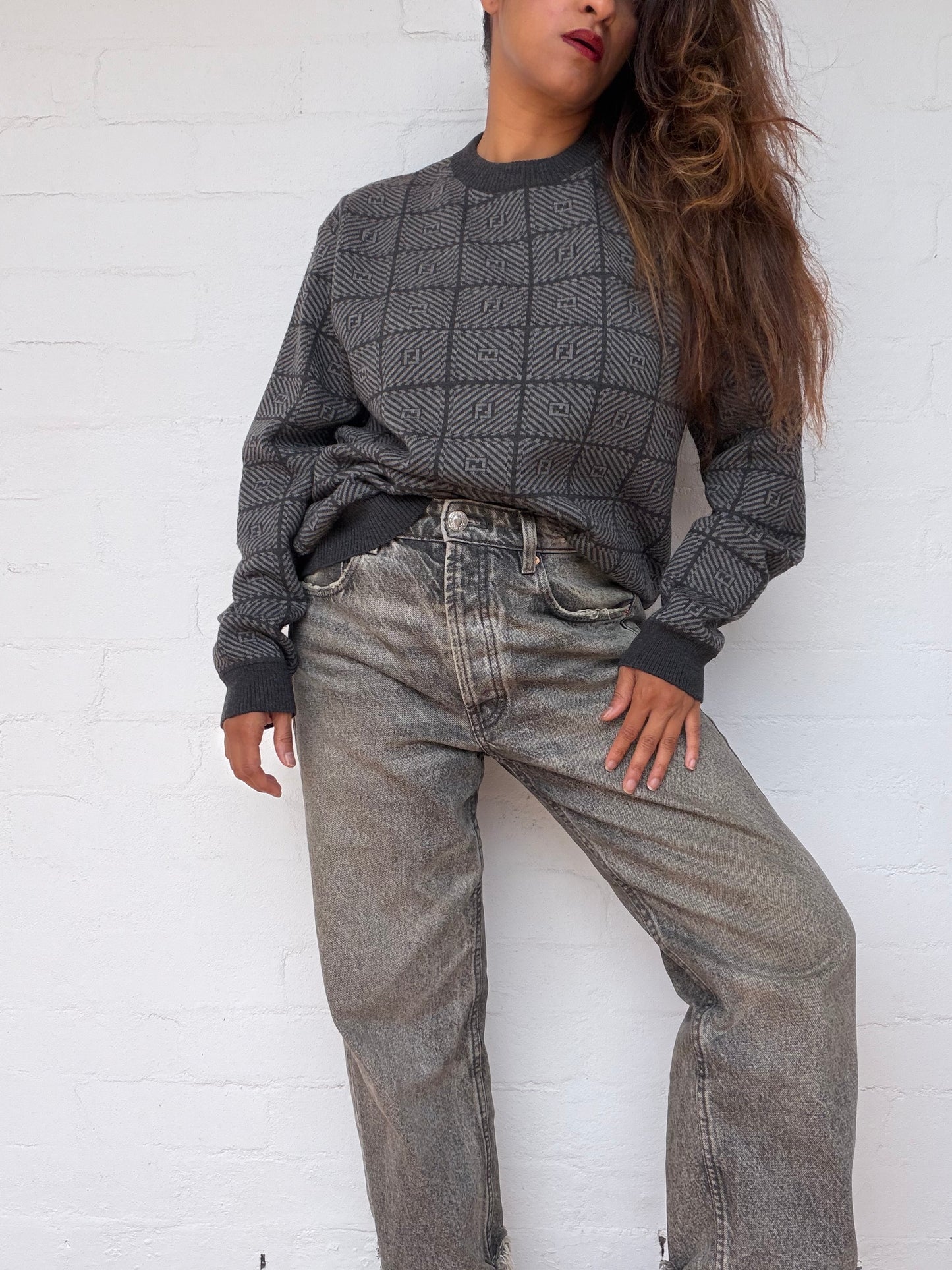Fendi Zucca Merino Wool Jumper