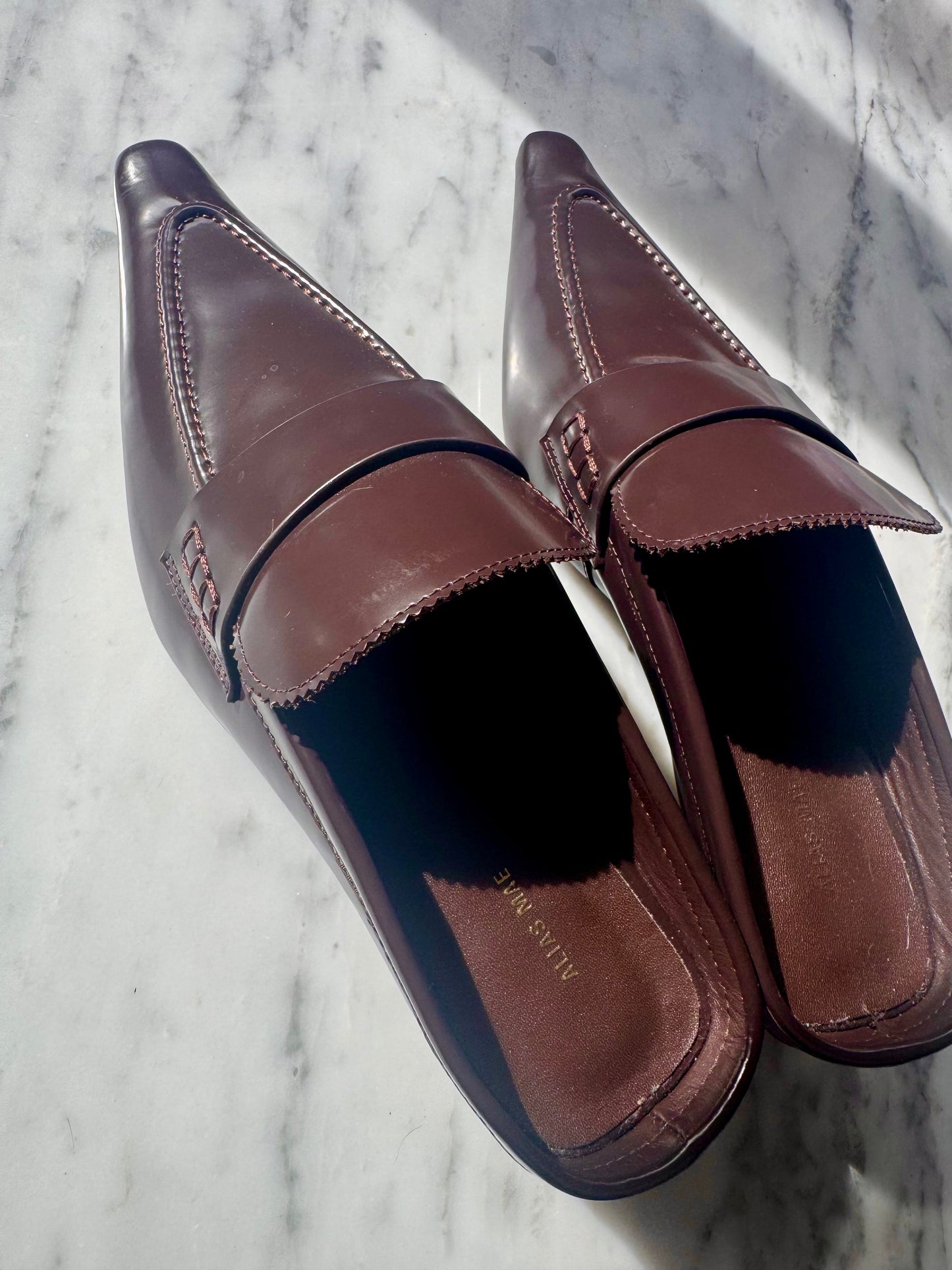 Alias Mae - Taja Mules Dark Brown