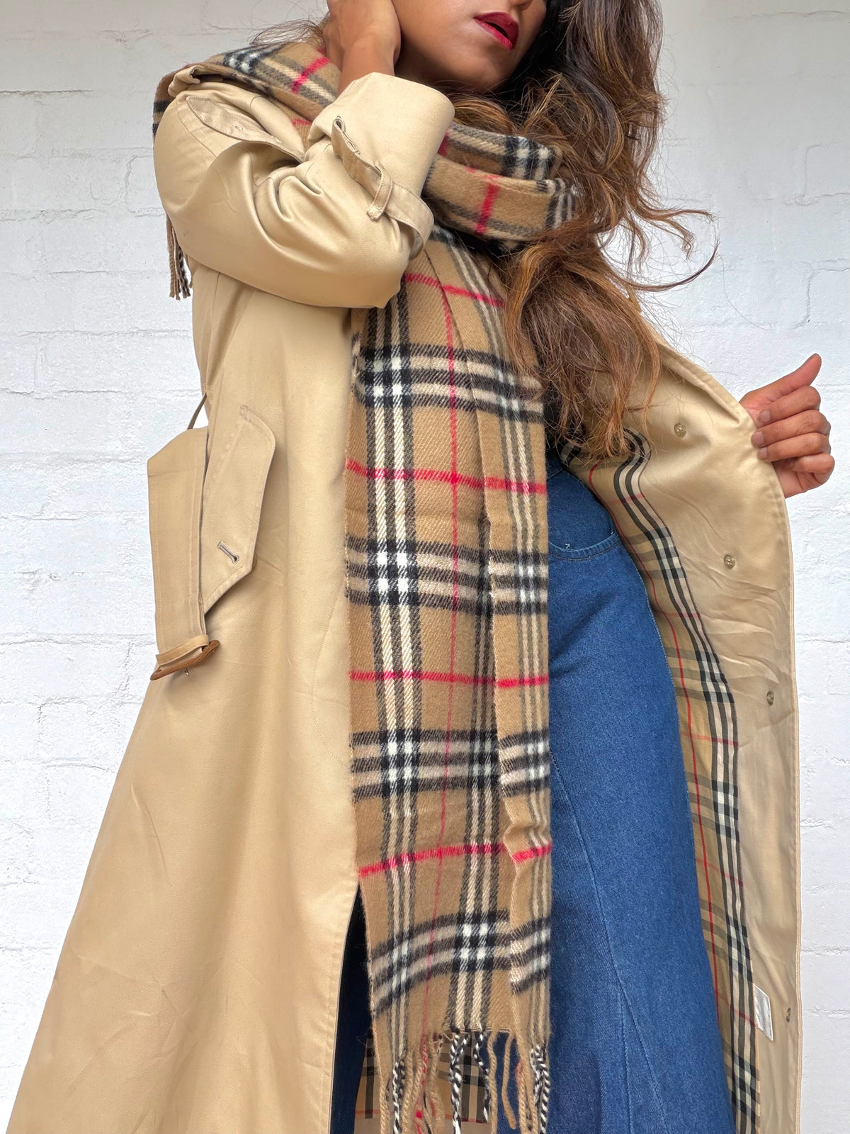 Authentic Burberry Lambswool Scarf