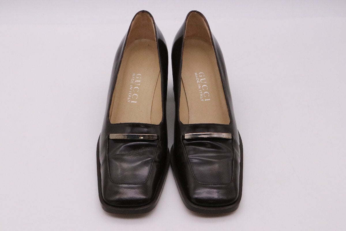 Brown Gucci Pumps with Box