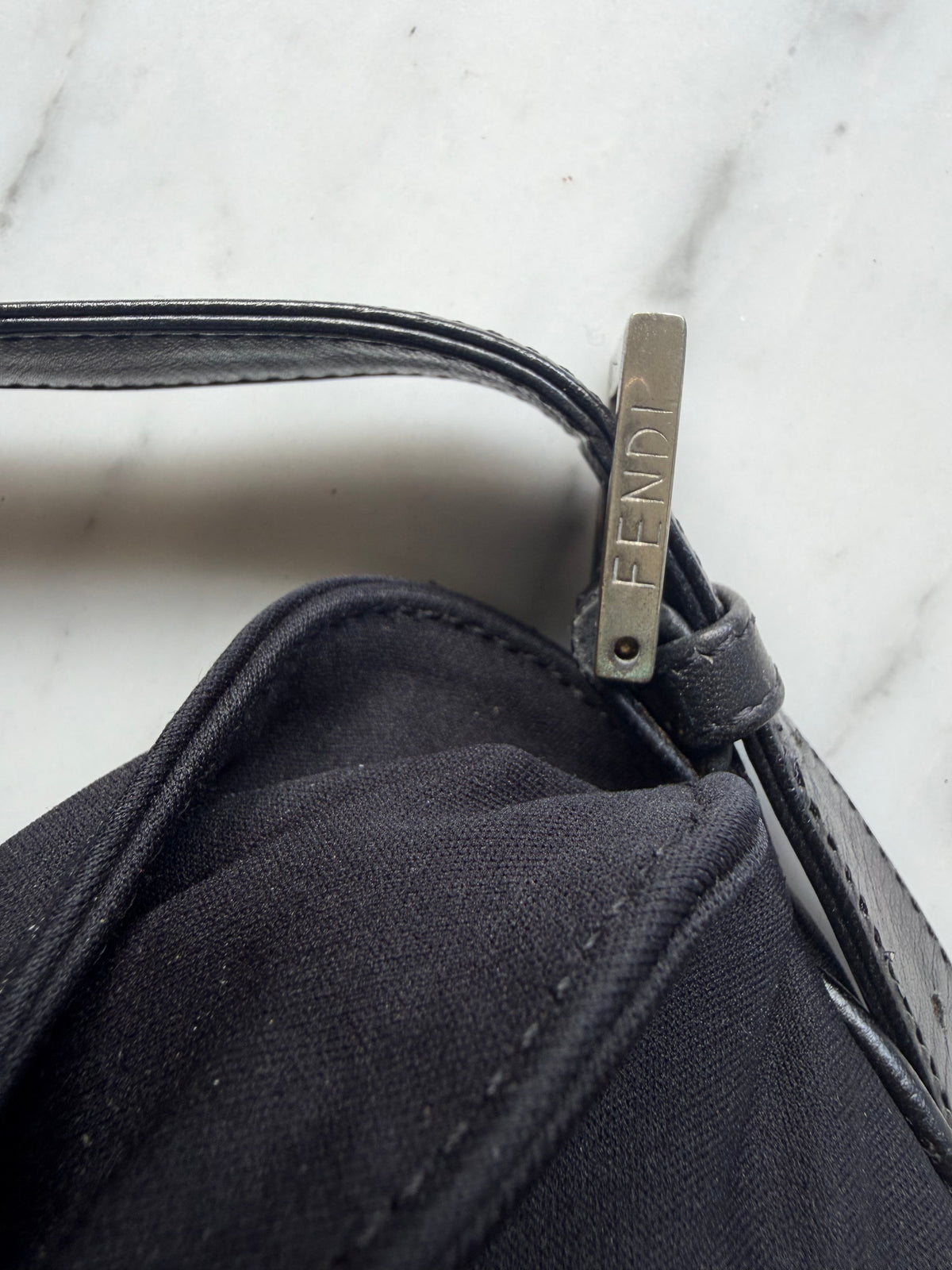 Authentic Vintage Fendi Mamma Bucket Jersey Bag