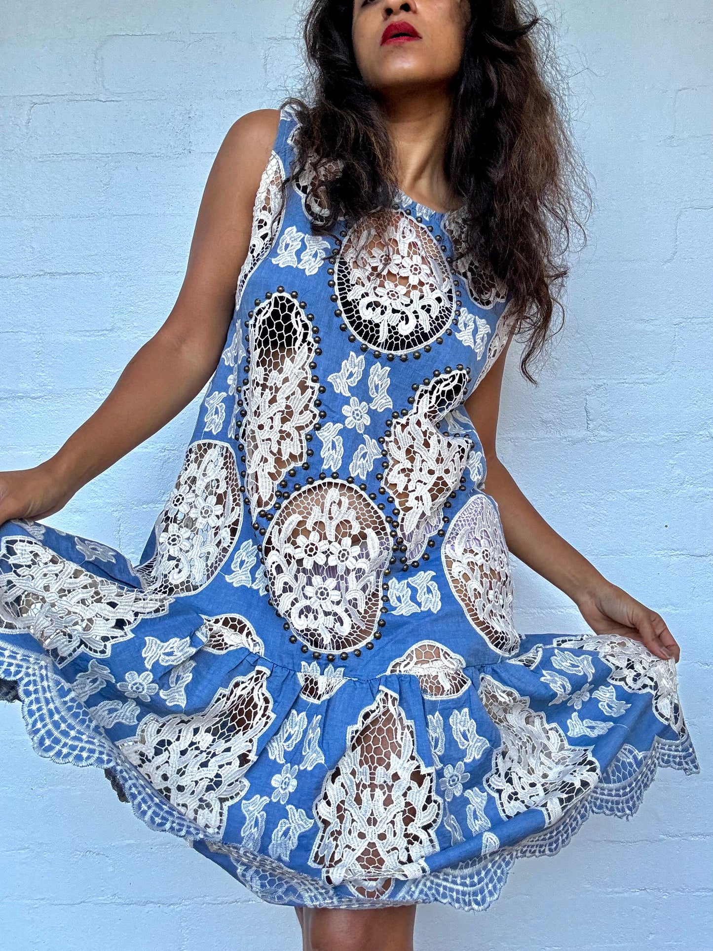 Cotton & Lace Dress