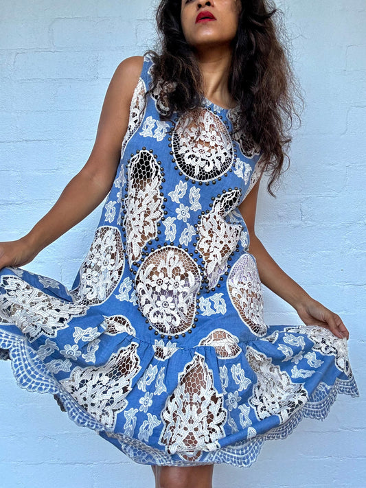 Cotton & Lace Dress