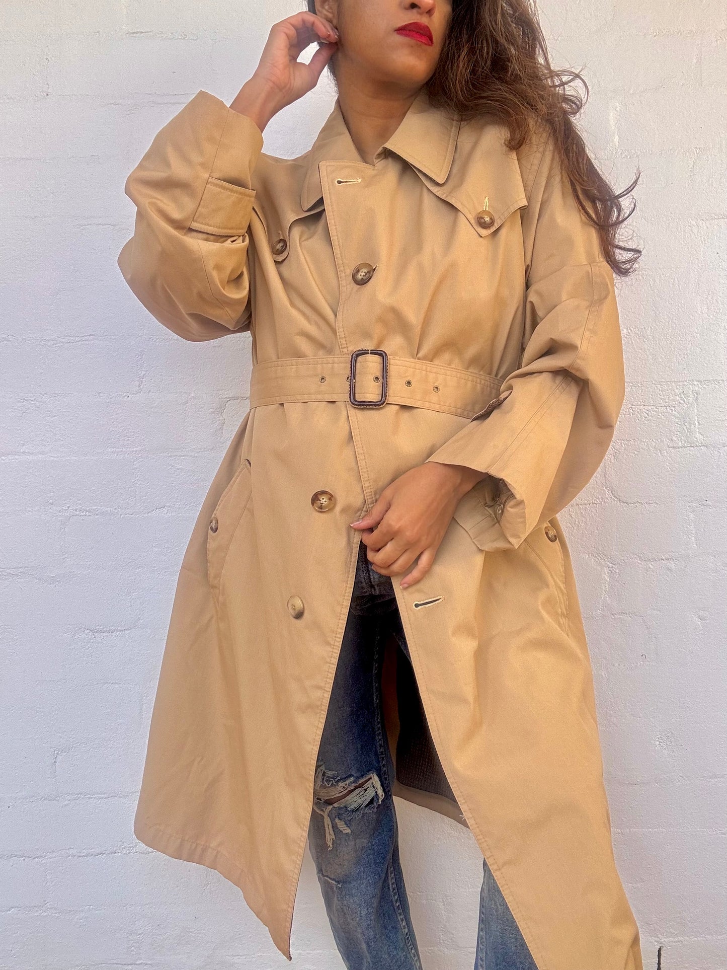 Christian Dior Trench Coat with Wool Lininig