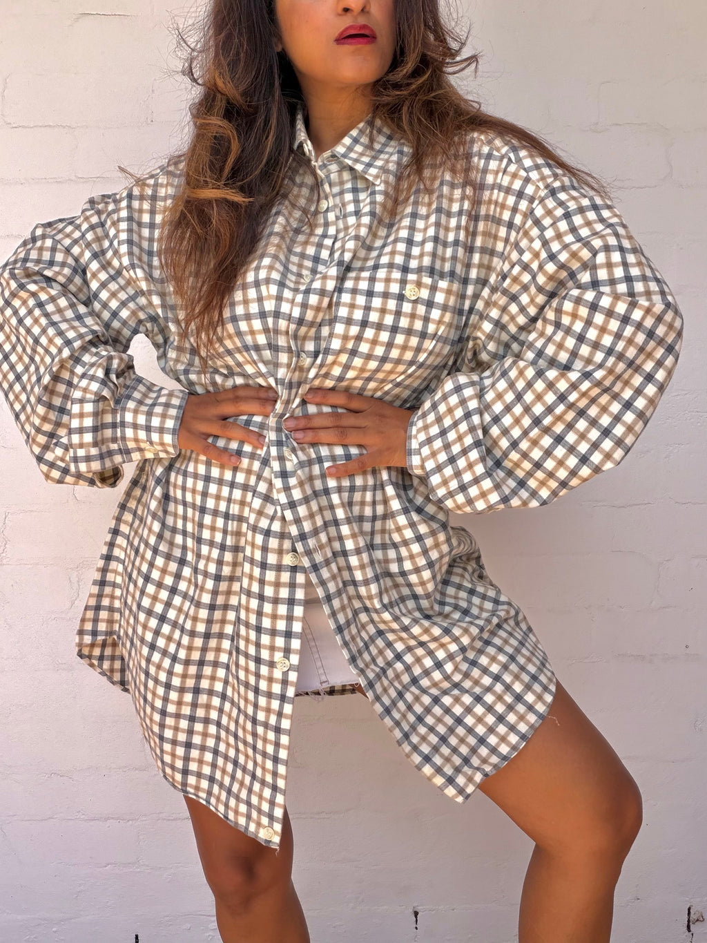 Fendi Check Cotton Shirt