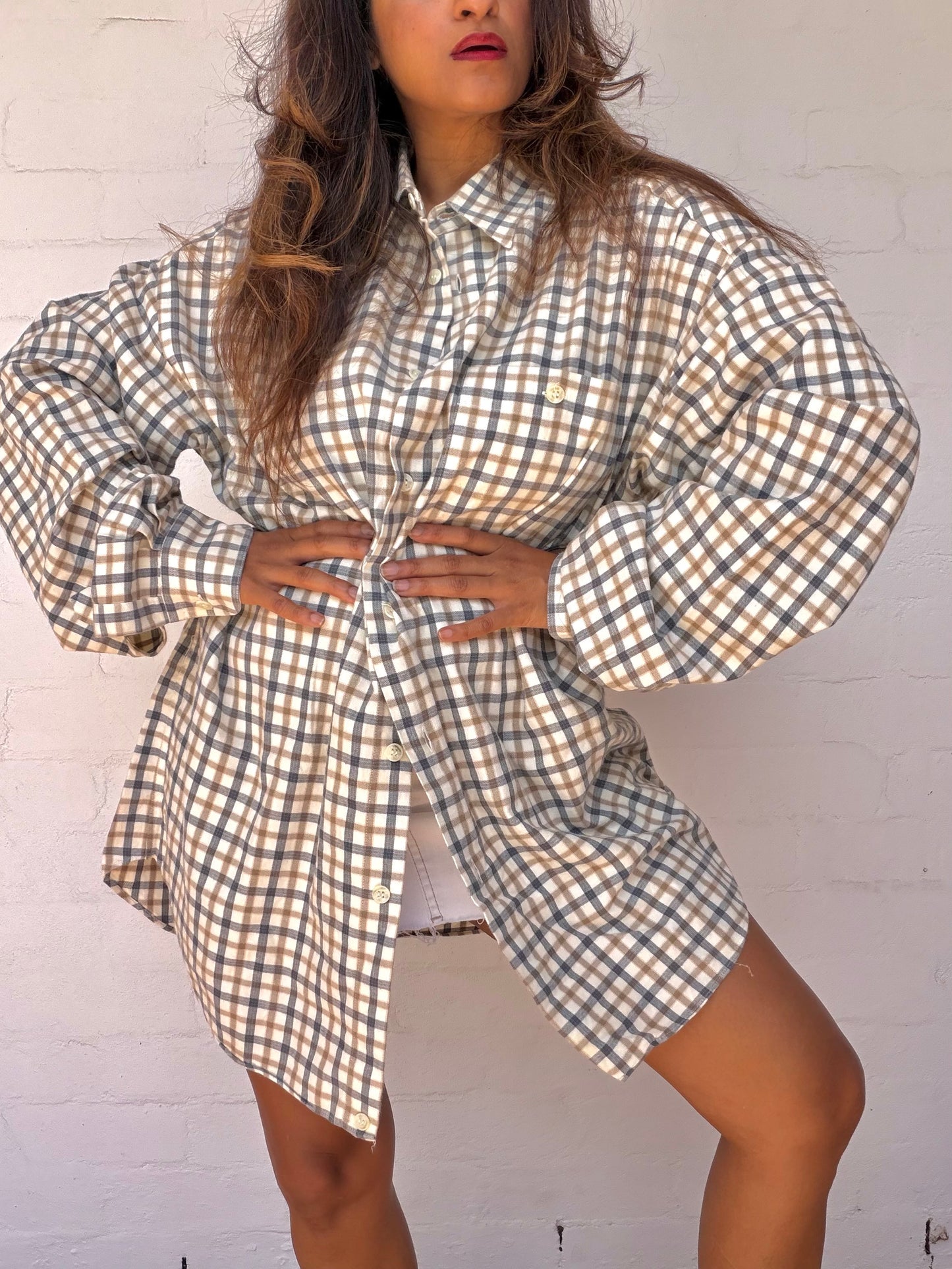 Fendi Check Cotton Shirt