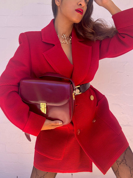 Rare Authentic Vintage Celine Box Bag