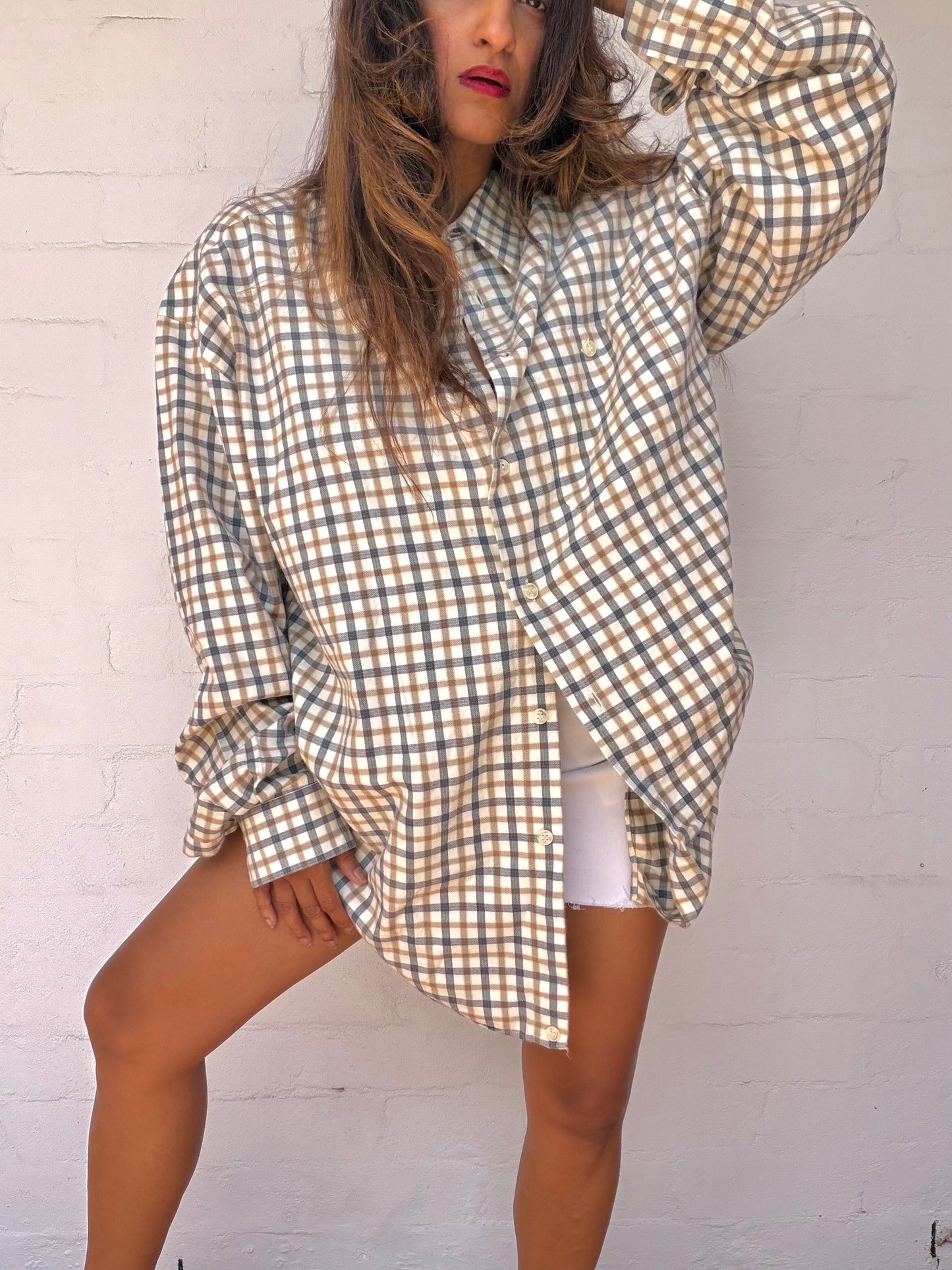 Fendi Check Cotton Shirt