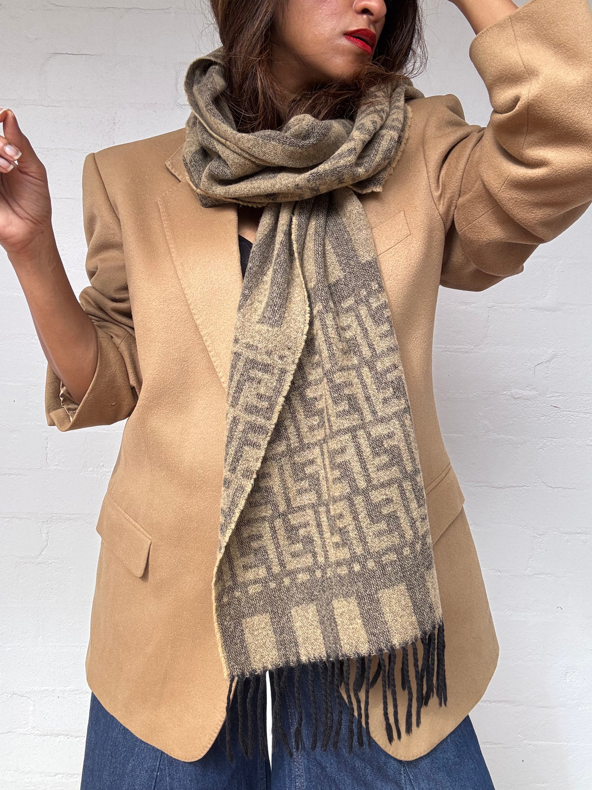 Vintage Fendi Wool Scarf