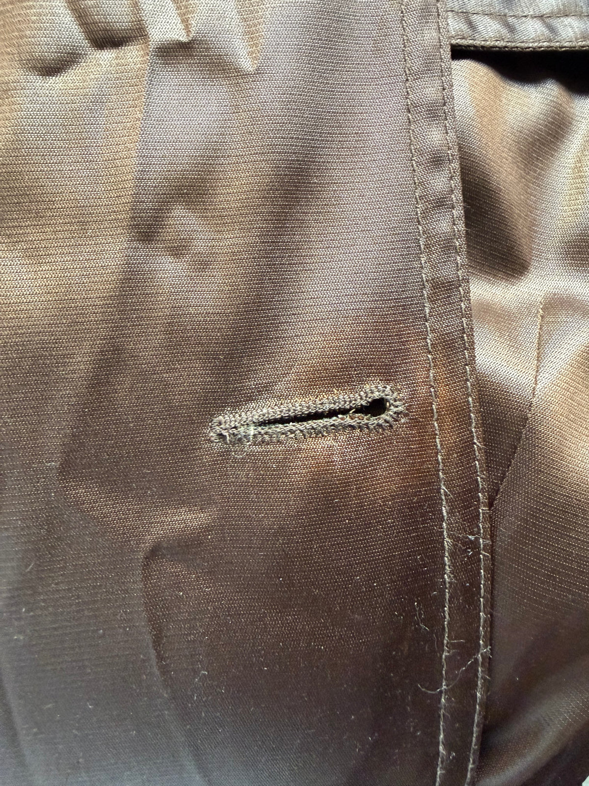 Authentic Iridescent Fendi Trench Coat