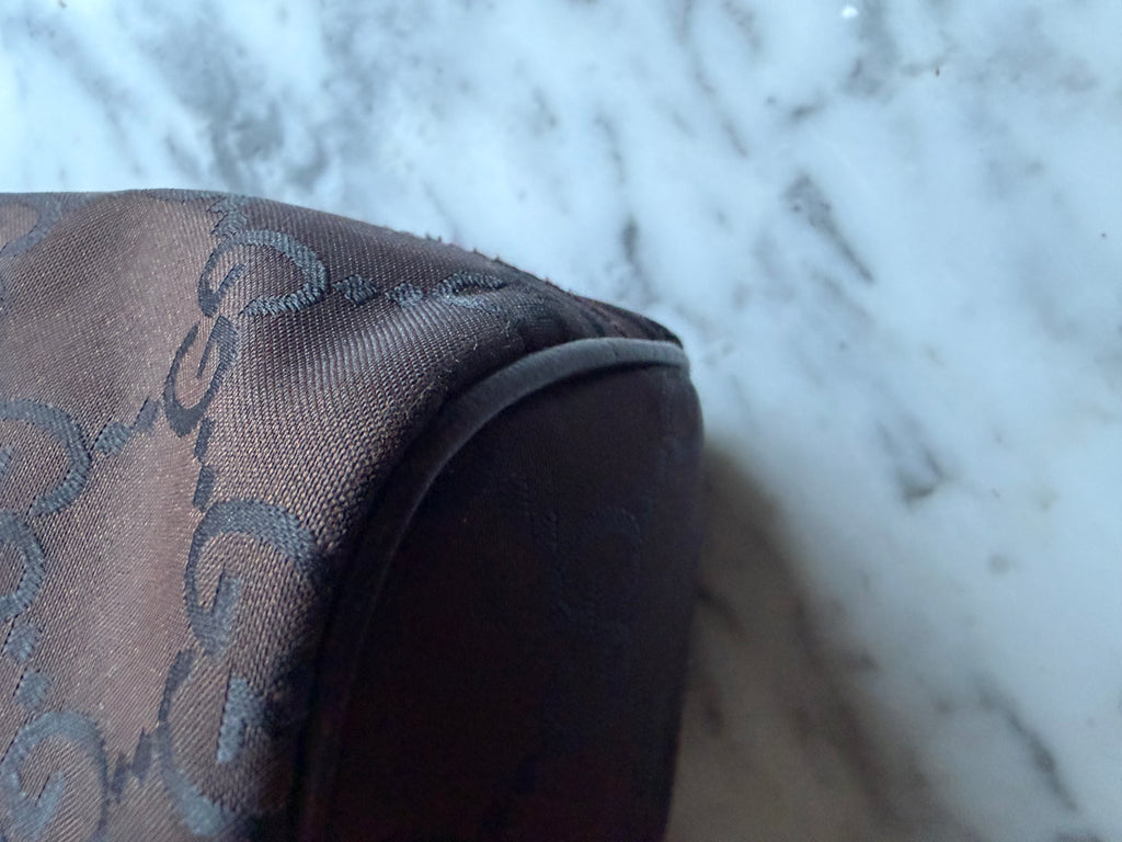 Vintage Gucci Nylon Bag - Dark Brown