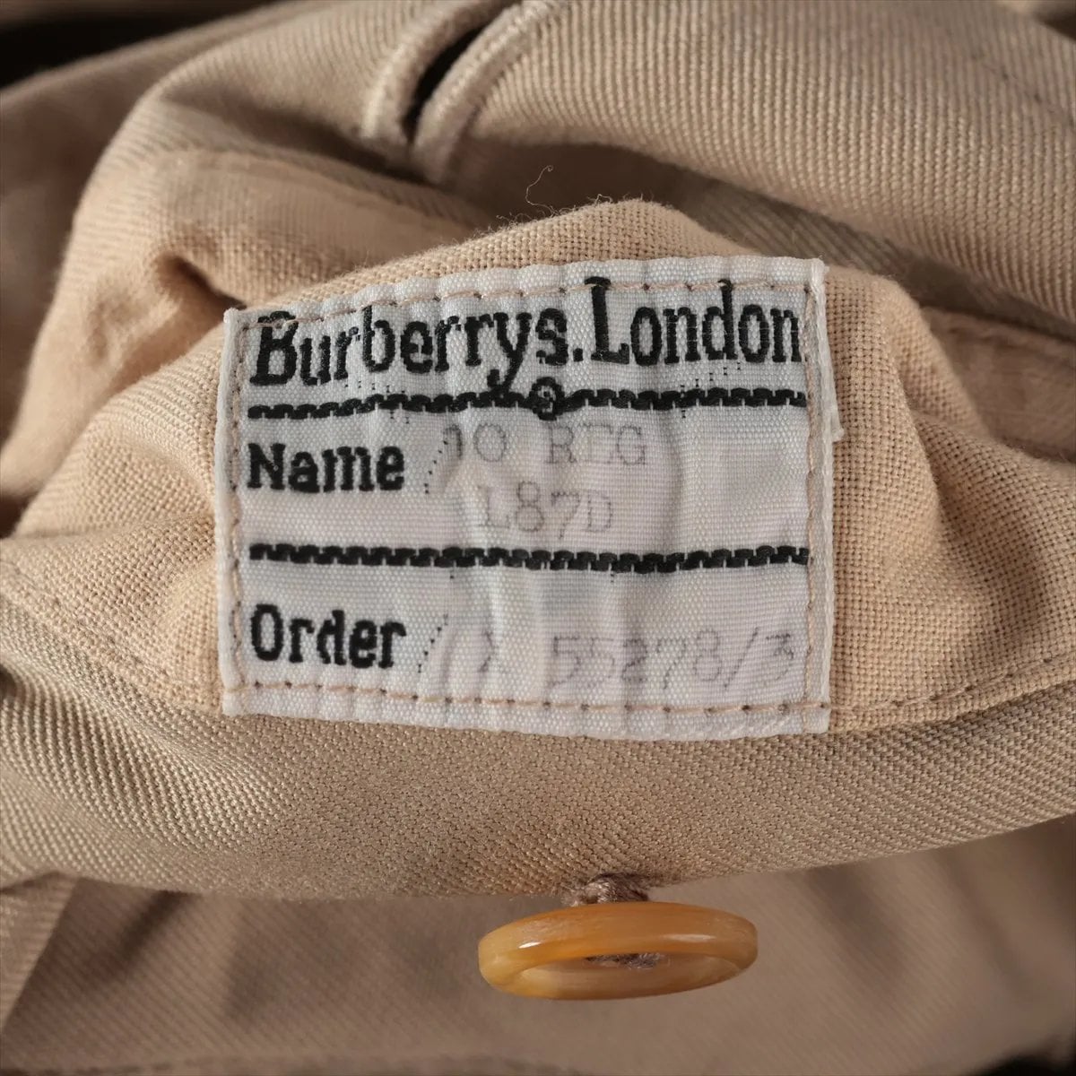 Vintage Burberry Hooded Trench Coat - Beige