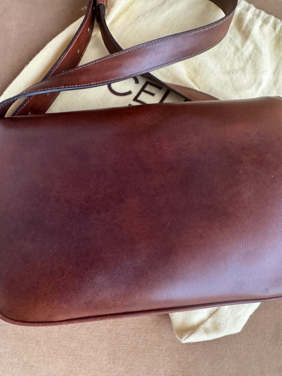 Rare Authentic Vintage Celine Triomphe Bag