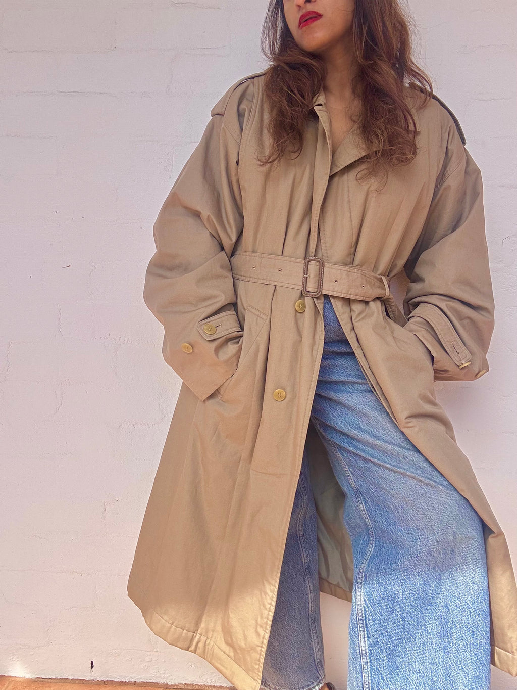 Christian Dior Khaki Trench Coat