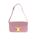 Celine Pink Leather Medium Triomphe Shoulder Bag