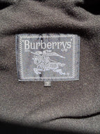 Burberry Balmacaan Trench Coat With Detachable Quilted Lining - Navy