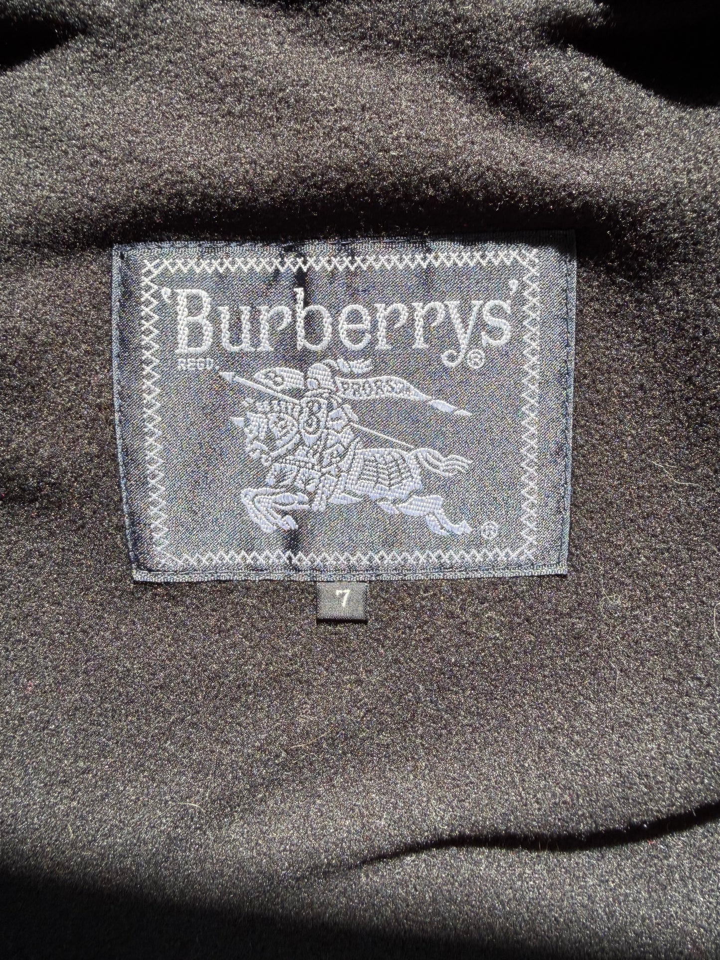 Burberry Balmacaan Trench Coat With Detachable Quilted Lining - Navy