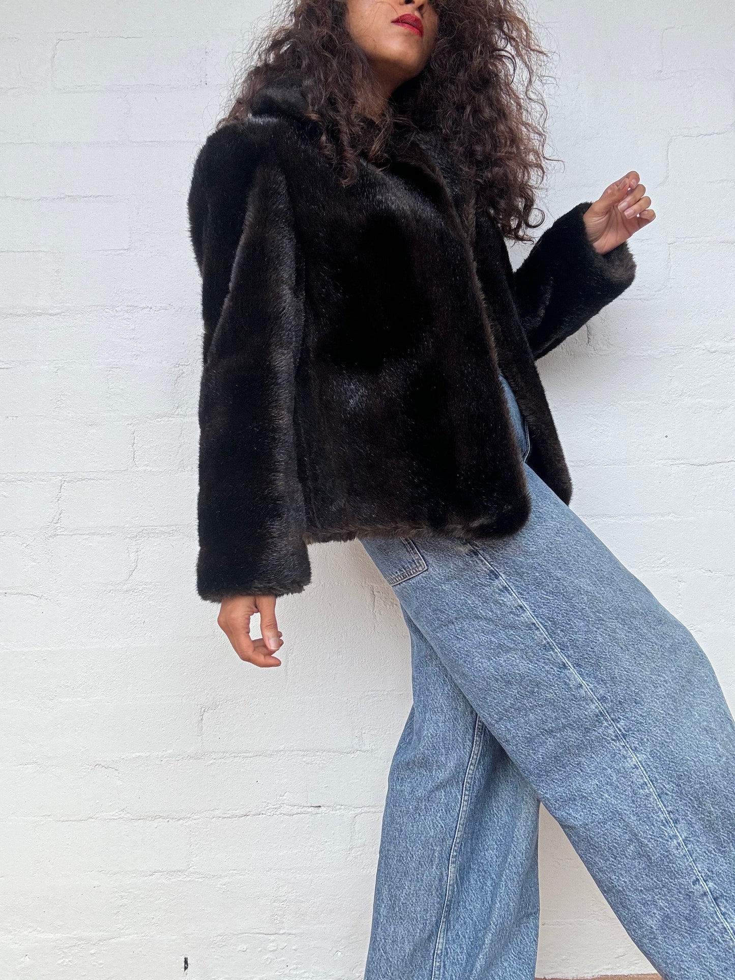 Vintage Faux Fur Jacket